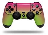 WraptorSkinz Skin compatible with Sony PS4 Dualshock Controller PlayStation 4 Original Slim and Pro Smooth Fades Neon Green Hot Pink (CONTROLLER NOT INCLUDED)