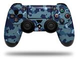 WraptorSkinz Skin compatible with Sony PS4 Dualshock Controller PlayStation 4 Original Slim and Pro WraptorCamo Old School Camouflage Camo Navy (CONTROLLER NOT INCLUDED)