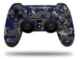 WraptorSkinz Skin compatible with Sony PS4 Dualshock Controller PlayStation 4 Original Slim and Pro WraptorCamo Old School Camouflage Camo Blue Navy (CONTROLLER NOT INCLUDED)