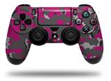 WraptorSkinz Skin compatible with Sony PS4 Dualshock Controller PlayStation 4 Original Slim and Pro WraptorCamo Old School Camouflage Camo Fuschia Hot Pink (CONTROLLER NOT INCLUDED)