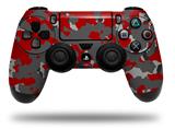 WraptorSkinz Skin compatible with Sony PS4 Dualshock Controller PlayStation 4 Original Slim and Pro WraptorCamo Old School Camouflage Camo Red (CONTROLLER NOT INCLUDED)