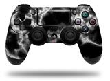 WraptorSkinz Skin compatible with Sony PS4 Dualshock Controller PlayStation 4 Original Slim and Pro Electrify White (CONTROLLER NOT INCLUDED)