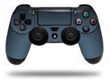 WraptorSkinz Skin compatible with Sony PS4 Dualshock Controller PlayStation 4 Original Slim and Pro Smooth Fades Blue Dust Black (CONTROLLER NOT INCLUDED)