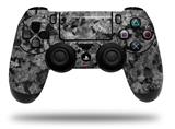 WraptorSkinz Skin compatible with Sony PS4 Dualshock Controller PlayStation 4 Original Slim and Pro Marble Granite 02 Speckled Black Gray (CONTROLLER NOT INCLUDED)