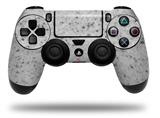 WraptorSkinz Skin compatible with Sony PS4 Dualshock Controller PlayStation 4 Original Slim and Pro Marble Granite 10 Speckled Black White (CONTROLLER NOT INCLUDED)