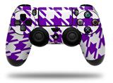 WraptorSkinz Skin compatible with Sony PS4 Dualshock Controller PlayStation 4 Original Slim and Pro Houndstooth Purple (CONTROLLER NOT INCLUDED)