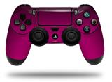 WraptorSkinz Skin compatible with Sony PS4 Dualshock Controller PlayStation 4 Original Slim and Pro Smooth Fades Hot Pink Black (CONTROLLER NOT INCLUDED)
