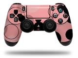 WraptorSkinz Skin compatible with Sony PS4 Dualshock Controller PlayStation 4 Original Slim and Pro Lots of Dots Pink on Pink (CONTROLLER NOT INCLUDED)