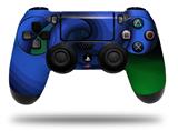 WraptorSkinz Skin compatible with Sony PS4 Dualshock Controller PlayStation 4 Original Slim and Pro Alecias Swirl 01 Blue (CONTROLLER NOT INCLUDED)