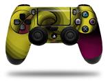 WraptorSkinz Skin compatible with Sony PS4 Dualshock Controller PlayStation 4 Original Slim and Pro Alecias Swirl 01 Yellow (CONTROLLER NOT INCLUDED)