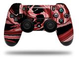 WraptorSkinz Skin compatible with Sony PS4 Dualshock Controller PlayStation 4 Original Slim and Pro Alecias Swirl 02 Red (CONTROLLER NOT INCLUDED)