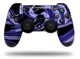 WraptorSkinz Skin compatible with Sony PS4 Dualshock Controller PlayStation 4 Original Slim and Pro Alecias Swirl 02 Blue (CONTROLLER NOT INCLUDED)