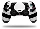 WraptorSkinz Skin compatible with Sony PS4 Dualshock Controller PlayStation 4 Original Slim and Pro Bullseye Black and White (CONTROLLER NOT INCLUDED)
