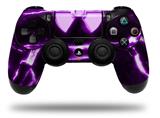 WraptorSkinz Skin compatible with Sony PS4 Dualshock Controller PlayStation 4 Original Slim and Pro Radioactive Purple (CONTROLLER NOT INCLUDED)