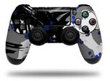 WraptorSkinz Skin compatible with Sony PS4 Dualshock Controller PlayStation 4 Original Slim and Pro Abstract 02 Blue (CONTROLLER NOT INCLUDED)