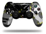 WraptorSkinz Skin compatible with Sony PS4 Dualshock Controller PlayStation 4 Original Slim and Pro Abstract 02 Yellow (CONTROLLER NOT INCLUDED)