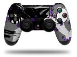 WraptorSkinz Skin compatible with Sony PS4 Dualshock Controller PlayStation 4 Original Slim and Pro Abstract 02 Purple (CONTROLLER NOT INCLUDED)