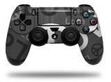 WraptorSkinz Skin compatible with Sony PS4 Dualshock Controller PlayStation 4 Original Slim and Pro Love and Peace Gray (CONTROLLER NOT INCLUDED)