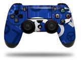 WraptorSkinz Skin compatible with Sony PS4 Dualshock Controller PlayStation 4 Original Slim and Pro Love and Peace Blue (CONTROLLER NOT INCLUDED)