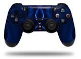 WraptorSkinz Skin compatible with Sony PS4 Dualshock Controller PlayStation 4 Original Slim and Pro Abstract 01 Blue (CONTROLLER NOT INCLUDED)