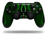WraptorSkinz Skin compatible with Sony PS4 Dualshock Controller PlayStation 4 Original Slim and Pro Abstract 01 Green (CONTROLLER NOT INCLUDED)