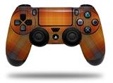 WraptorSkinz Skin compatible with Sony PS4 Dualshock Controller PlayStation 4 Original Slim and Pro Plaid Pumpkin Orange (CONTROLLER NOT INCLUDED)
