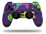 WraptorSkinz Skin compatible with Sony PS4 Dualshock Controller PlayStation 4 Original Slim and Pro Crazy Hearts (CONTROLLER NOT INCLUDED)