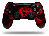 WraptorSkinz Skin compatible with Sony PS4 Dualshock Controller PlayStation 4 Original Slim and Pro Skulls Confetti Red (CONTROLLER NOT INCLUDED)