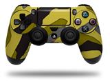 WraptorSkinz Skin compatible with Sony PS4 Dualshock Controller PlayStation 4 Original Slim and Pro Camouflage Yellow (CONTROLLER NOT INCLUDED)