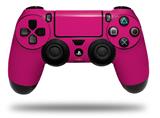 WraptorSkinz Skin compatible with Sony PS4 Dualshock Controller PlayStation 4 Original Slim and Pro Solids Collection Fushia (CONTROLLER NOT INCLUDED)