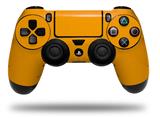 WraptorSkinz Skin compatible with Sony PS4 Dualshock Controller PlayStation 4 Original Slim and Pro Solids Collection Orange (CONTROLLER NOT INCLUDED)