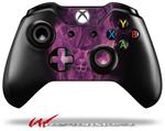 Decal Style Skin for Microsoft XBOX One Wireless Controller Flaming Fire Skull Hot Pink Fuchsia - (CONTROLLER NOT INCLUDED)