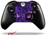 Decal Style Skin for Microsoft XBOX One Wireless Controller Flaming Fire Skull Purple - (CONTROLLER NOT INCLUDED)