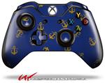 Decal Style Skin for Microsoft XBOX One Wireless Controller Anchors Away Blue - (CONTROLLER NOT INCLUDED)