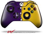 Decal Style Skin for Microsoft XBOX One Wireless Controller Ripped Colors Purple Yellow - (CONTROLLER NOT INCLUDED)