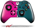 Decal Style Skin for Microsoft XBOX One Wireless Controller Ripped Colors Hot Pink Seafoam Green - (CONTROLLER NOT INCLUDED)