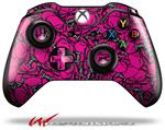 Decal Style Skin for Microsoft XBOX One Wireless Controller Scattered Skulls Hot Pink - (CONTROLLER NOT INCLUDED)