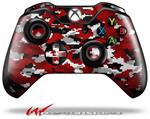 Decal Style Skin for Microsoft XBOX One Wireless Controller WraptorCamo Digital Camo Red - (CONTROLLER NOT INCLUDED)