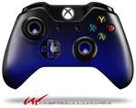 Decal Style Skin for Microsoft XBOX One Wireless Controller Smooth Fades Blue Black - (CONTROLLER NOT INCLUDED)