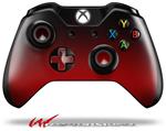 Decal Style Skin for Microsoft XBOX One Wireless Controller Smooth Fades Red Black - (CONTROLLER NOT INCLUDED)