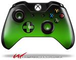 Decal Style Skin for Microsoft XBOX One Wireless Controller Smooth Fades Green Black - (CONTROLLER NOT INCLUDED)