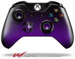 Decal Style Skin for Microsoft XBOX One Wireless Controller Smooth Fades Purple Black - (CONTROLLER NOT INCLUDED)