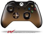 Decal Style Skin for Microsoft XBOX One Wireless Controller Smooth Fades Bronze Black - (CONTROLLER NOT INCLUDED)