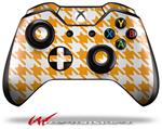 Decal Style Skin for Microsoft XBOX One Wireless Controller Houndstooth Orange - (CONTROLLER NOT INCLUDED)