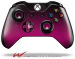Decal Style Skin compatible with Microsoft XBOX One Wireless Controller Smooth Fades Hot Pink Black - (CONTROLLER NOT INCLUDED)