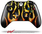 Decal Style Skin for Microsoft XBOX One Wireless Controller Metal Flames - (CONTROLLER NOT INCLUDED)