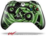 Decal Style Skin for Microsoft XBOX One Wireless Controller Alecias Swirl 02 Green - (CONTROLLER NOT INCLUDED)