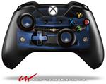 Decal Style Skin for Microsoft XBOX One Wireless Controller 2010 Chevy Camaro Aqua - Black Stripes on Black - (CONTROLLER NOT INCLUDED)