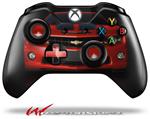 Decal Style Skin for Microsoft XBOX One Wireless Controller 2010 Chevy Camaro Victory Red - Black Stripes on Black - (CONTROLLER NOT INCLUDED)