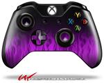 Decal Style Skin for Microsoft XBOX One Wireless Controller Fire Purple - (CONTROLLER NOT INCLUDED)